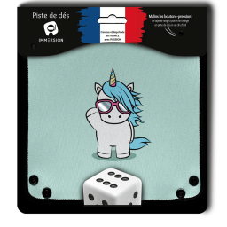 Piste de dés : Small Hello Unicorn