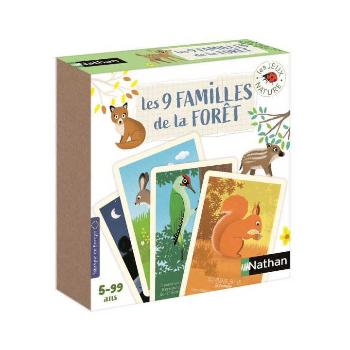 boite du jeu des 9 familles La Forêt
