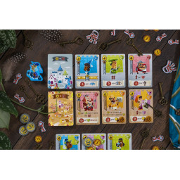 Exemple de partie en cours du jeu Château Combo
