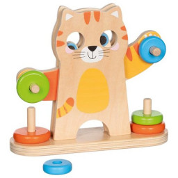 Jeu de Balancier Chat Carlo en désequilibre
