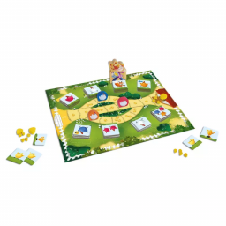 Exemple de partie en cours du jeu Roule ma Poule