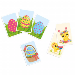 exemple de cartes du jeu Chasseur d'œufs