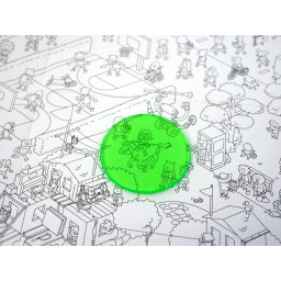 extrait de plateau du jeu Micro Macro kids le Parc Zinzin