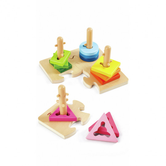 Puzzle à boutons créatif Hape