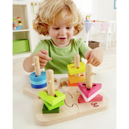 Puzzle à boutons créatif enfants Hape