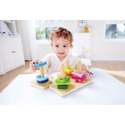 Hape Puzzle à boutons créatifs