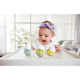 Exemple set de 3 hochets poussins hape