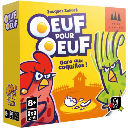 Boîte du jeu Œuf pour Œuf Gigamic