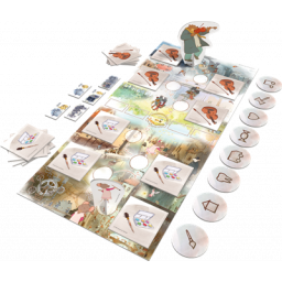 Matériel du jeu Ernest et Célestine Asmodée