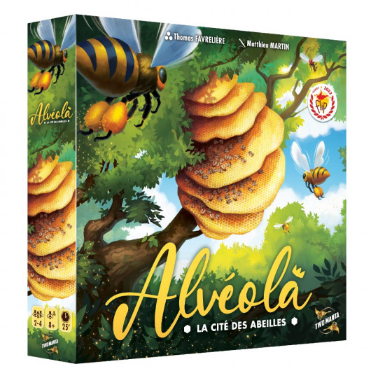 Boite du jeu Alvéola : la cité des Abeilles
