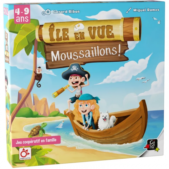 boite du jeu Ile en Vue Moussaillons !