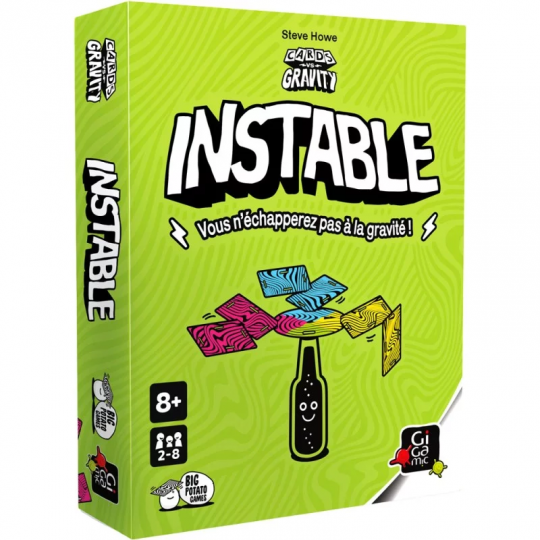 Boite du jeu Instable