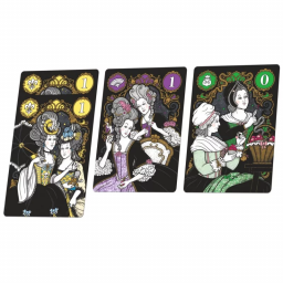 exemple de cartes du jeu Queen, Marie-Antoinette