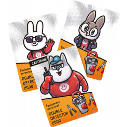 Exemple de cartes pouvoir du jeu Bomb Buster