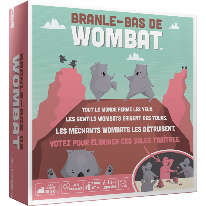 Boite du jeu Branle Bas de Wombat Boite du jeu Branle Bas de Wombat