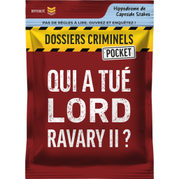 Boîte du jeu Dossiers Criminels Pocket Lord Ravary II