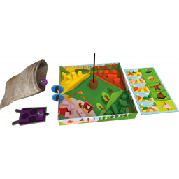 Exemple de partie en cours du jeu Le Bonhomme de Paille