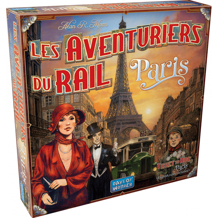 Boite du jeu Les Aventuriers du Rail Paris