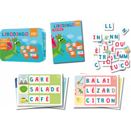Matériel du jeu Lirodingo Syllabes et Mots