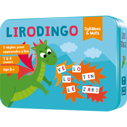 boite du jeu Lirodingo Syllabes et Mots