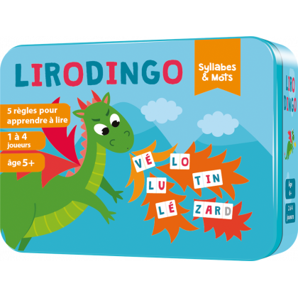 boite du jeu Lirodingo Syllabes et Mots