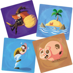 Exemple de cartes du jeu Speech