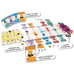 Exemple de partie en cours du jeu Zenith