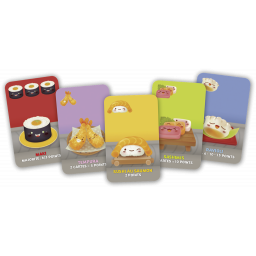 Exemple de cartes du jeu Sushi Go !