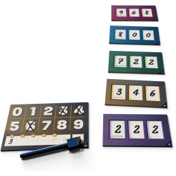 Exemple de partie en cours du jeu The Number