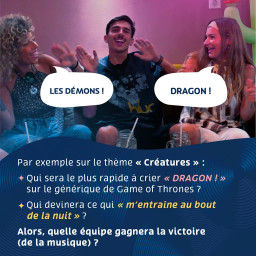 Partie en cours du jeu DJ Set