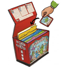 Intérieur de la boite du jeu Le Petit Théâtre