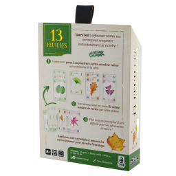 Verso de la boite du jeu 13 Feuilles