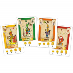 Exemple de cartes du jeu Bohnanza
