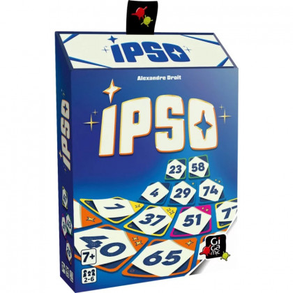 Boite du jeu de cartes et d'ambiance Ipso de Gigamic