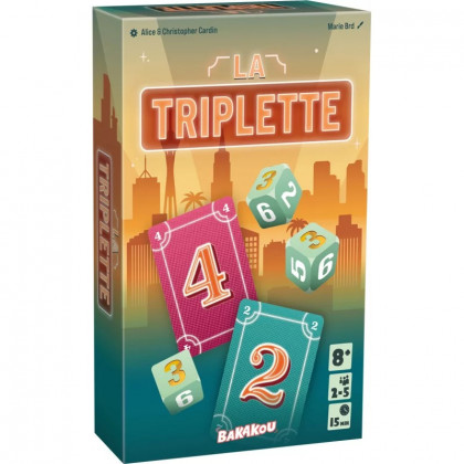 Boite du jeu de cartes La Triplette de Bakakou