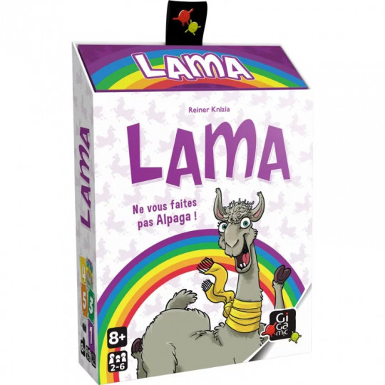 Boite du jeu de cartes Lama de Gigamic
