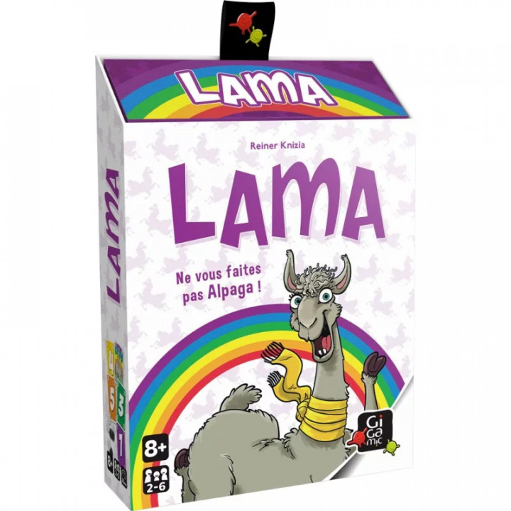 Boite du jeu de cartes Lama de Gigamic
