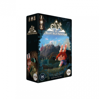Boite du jeu narratif Eila et l'Eclat de la Montagne de Iello