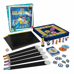 Matériel du jeu de société pour enfants Les Eclairtout