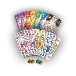 Exemple de cartes du jeu Luz de iello
