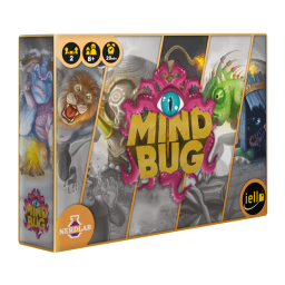 Boite du jeu de cartes Mindbug de Iello