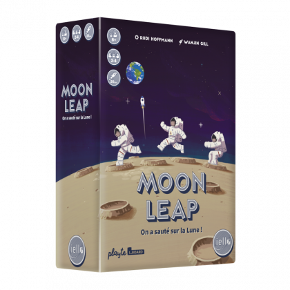 Boite du jeu de Stratégie et de Dés Moon Leap de Iello