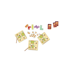 Matériel du jeu de société pour enfants Polynimaux de Loki