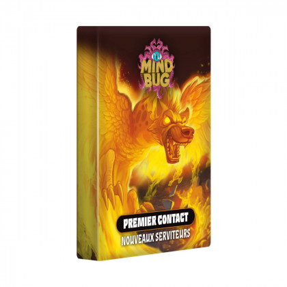 Boite de l'extension Mind Bug Premier Contact Nouveaux Serviteurs de Iello