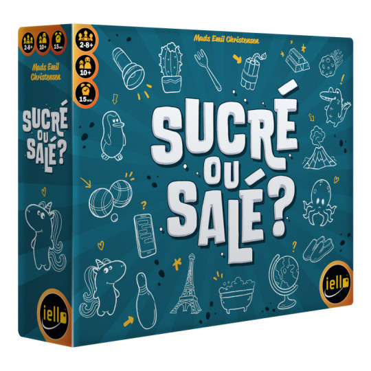 Boite du jeu de lettres Sucré Salé de Iello