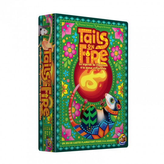 Boite du jeu de cartes de Iello Tails on Fire