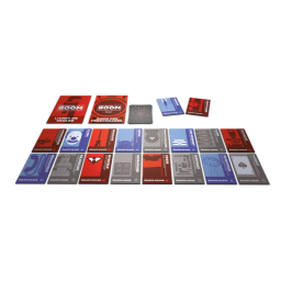 Matériel du jeu de bluff Two Rooms and a Boom  de Iello