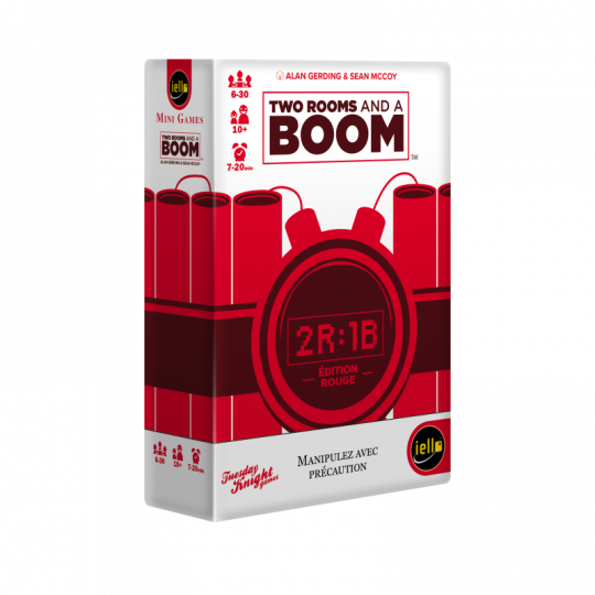 Boite du jeu de bluff Two Rooms and a Boom  de Iello