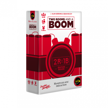 Boite du jeu de bluff Two Rooms and a Boom  de Iello