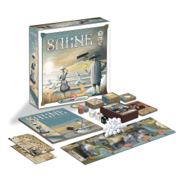 Boite et matériel du jeu Saline